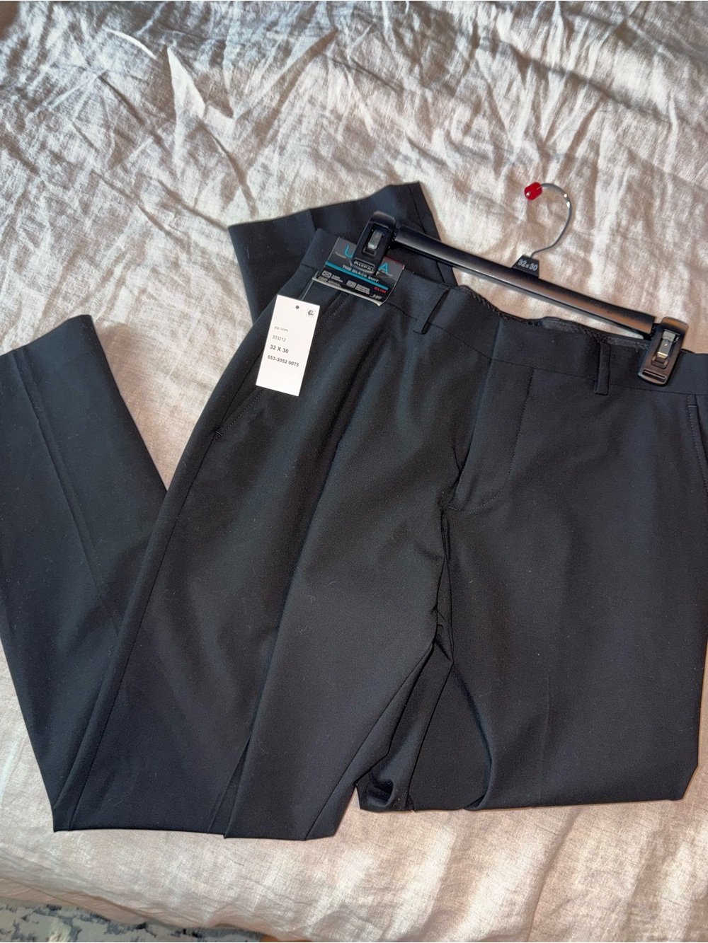 j.ferrar Men's Black Dress Pants - Tailored Straight
